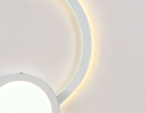 Бра LED Line Metallic FL413 Ambrella light белый на 1 лампа, основание белое в стиле хай-тек современный  фото 3