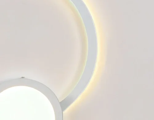 Бра LED Line Metallic FL413 Ambrella light белый на 1 лампа, основание белое в стиле хай-тек современный  фото 2