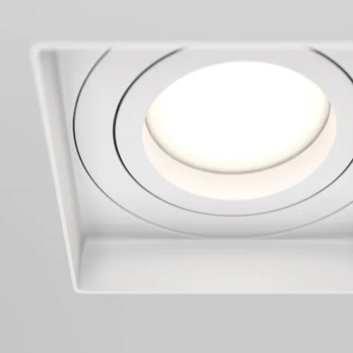Светильник точечный Atom DL003-02-W Maytoni белый 2 лампы, основание белое в стиле современный хай-тек для затирки фото 5