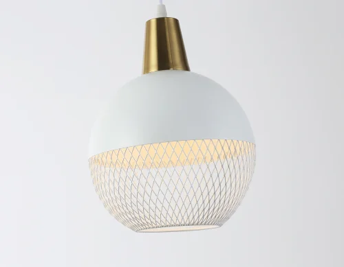 Светильник подвесной TR8502 Ambrella light белый на 1 лампу, основание белое в стиле лофт фото 5