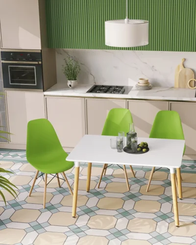 Стол обеденный OSLO NEW 120*80, белый УТ000038925 Stool Group столешница белая из мдф фото 6