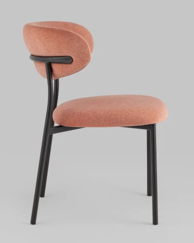Стул обеденный Ayla, коралловый УТ000039046 Stool Group, терракотовый/велюр, ножки/металл/, размеры - ***** фото 3
