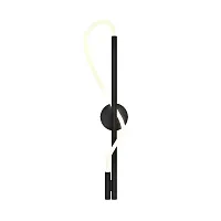 Бра LED Tau MOD146WL-L12B3K Maytoni белый 1 лампа, основание чёрное в стиле минимализм хай-тек современный 