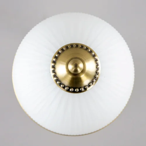 Настольная лампа Адриана CL405813 Citilux белая 1 лампа, основание бронзовое металл в стиле классический  фото 4