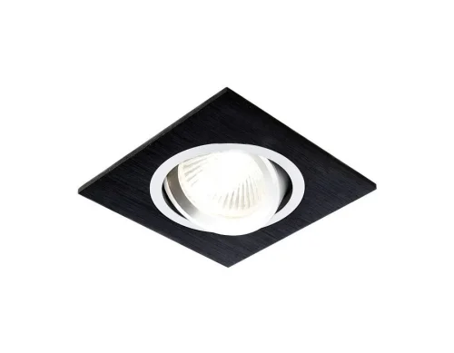 Светильник точечный A601 BK Ambrella light чёрный 1 лампа, основание чёрное в стиле современный 