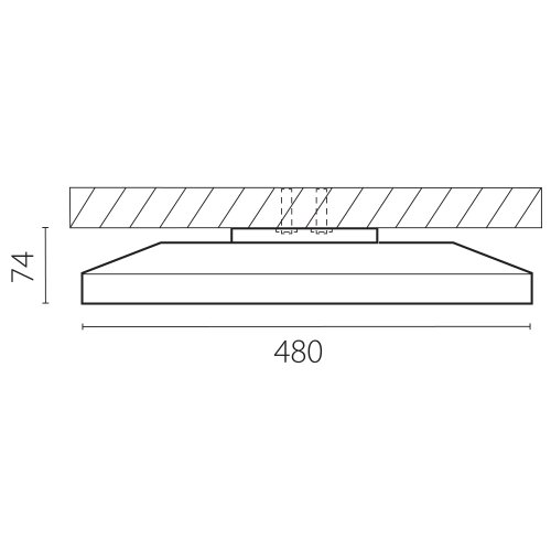 Светильник потолочный LED Arco 225750 Lightstar белый на 1 лампу, основание белое в стиле современный круглый фото 2