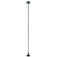 Ландшафтный светильник LED Verde 7122/4GLA Odeon Light уличный IP65 чёрный серый на 1 лампу, плафон зелёный в стиле хай-тек LED