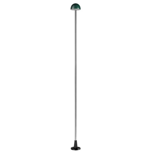 Ландшафтный светильник LED Verde 7122/4GLA Odeon Light уличный IP65 чёрный серый на 1 лампу, плафон зелёный в стиле хай-тек LED