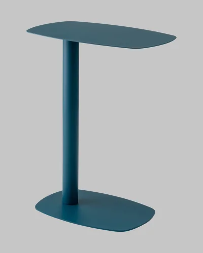 Журнальный столик Eanna S, металл, синий УТ000040322 Stool Group столешница синяя из металл фото 7
