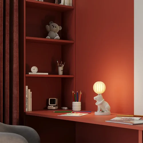 Настольная лампа LED MOD477TL-L5W3K Senor Capybara Maytoni белая на 1 лампу, основание белое керамика в стиле современный арт-деко шар фото 7 Настольная лампа LED MOD477TL-L5W3K Senor Capybara Maytoni белая на 1 лампу, основание белое керамика в стиле современный арт-деко шар фото 7