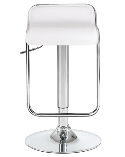 Стул барный набор 2 шт. SET-2 3021-LM CRACK, цвет сиденья белый, цвет основания хром Dobrin, /экокожа, ножки/металл/хром, размеры - 680*890***385*480 фото 7