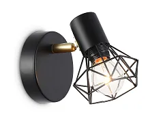 Спот с 1 лампой TR8655 Ambrella light чёрный E14 в стиле лофт 