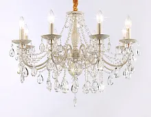 Люстра подвесная TR4945 Ambrella light без плафона на 8 ламп, основание белое золотое в стиле классический 
