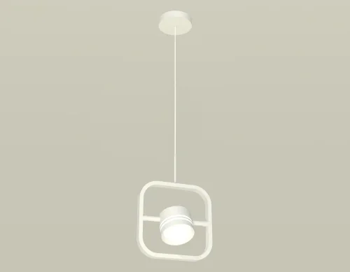 Светильник подвесной XB9118154 Ambrella light белый 1 лампа, основание белое в стиле современный хай-тек 