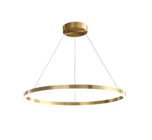 Люстра подвесная LED Armel APL.049.13.40 Aployt латунь на 1 лампа, основание латунь в стиле хай-тек современный кольца