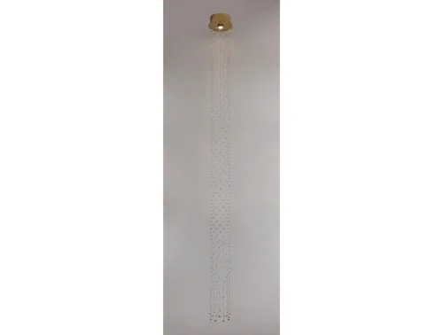 Светильник подвесной 8031/250 gold NEW clear Newport прозрачный 1 лампа, основание золотое в стиле американский современный классический каскад