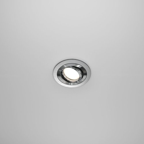 Светильник точечный Atom DL023-2-01S Maytoni серебряный 1 лампа, основание серебряное в стиле модерн  фото 5