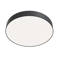 Светильник потолочный LED Zon C032CL-45W4K-RD-B Maytoni белый 1 лампа, основание чёрное в стиле современный круглый тарелка
