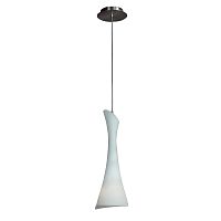 Светильник подвесной ZACK 0772 Mantra Испания белый 1 лампа, основание матовое никель в стиле современный минимализм 