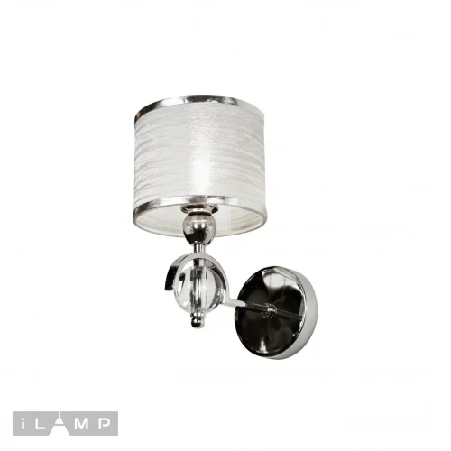 Бра Chelsea W2400-1 Nickel iLamp серебряный на 1 лампа, основание никель в стиле современный американский  фото 3