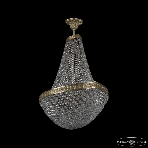 Люстра подвесная 19323/H1/100IV Pa Bohemia Ivele Crystal прозрачная на 18 ламп, основание патина в стиле классический sp фото 2