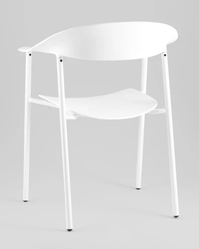 Стул Eila, пластик белый УТ000039774 Stool Group, /, ножки/пластик/белый, размеры - *775***502*595 фото 5