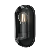 Настенный светильник уличный Candle O449WL-01GF Maytoni уличный IP65 графит на 1 лампу, плафон прозрачный в стиле современный лофт E27