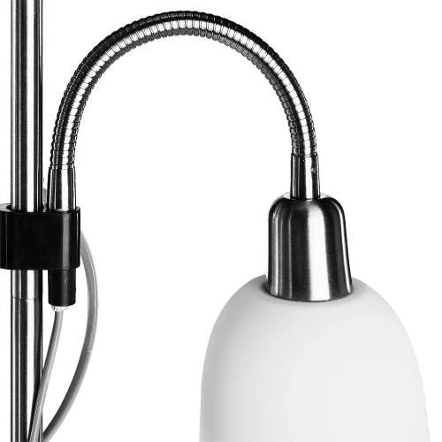 Торшер напольный  DUETTO A9569PN-2SS Arte Lamp для чтения белый 2 лампы, основание серебряное серое в стиле современный
 фото 3