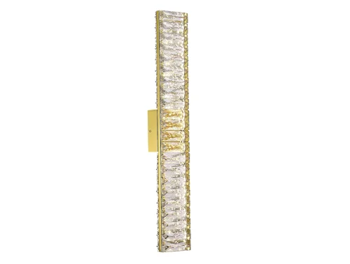 Бра LED 8244/A gold NEW Newport прозрачный на 1 лампа, основание золотое в стиле классический американский современный 