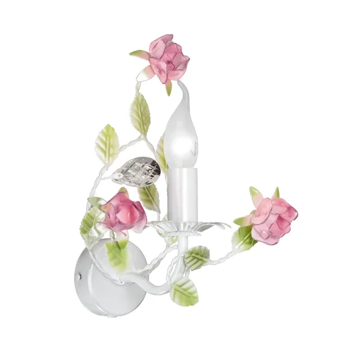 Бра V1276/1A Vitaluce без плафона на 1 лампу, основание белое в стиле флористика Бра V1276/1A Vitaluce без плафона на 1 лампу, основание белое в стиле флористика