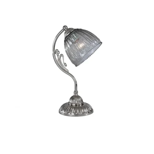 Настольная лампа P 9800 Reccagni Angelo чёрная серая 1 лампа, основание никель металл в стиле классический 