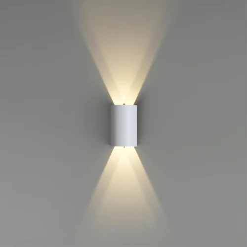 Настенный светильник LED уличный Bar 7126/4WL Odeon Light уличный IP54 белый на 1 лампу, плафон белый в стиле хай-тек современный LED фото 4
