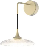 Бра LED Wilet 4657-1W Favourite прозрачный на 1 лампу, основание золотое в стиле современный 