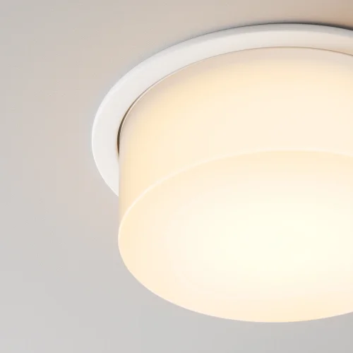 Светильник точечный LED Nude DL065-12W3K-W Maytoni белый на 1 лампу, основание белое в стиле современный хай-тек круглый фото 4