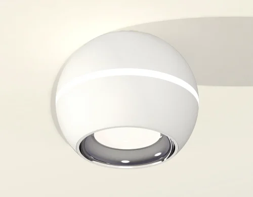Светильник накладной Techno spot XS1101002 Ambrella light белый 1 лампа, основание белое в стиле современный круглый фото 3