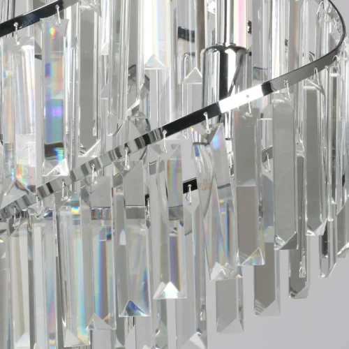Люстра подвесная Аделард 642016606 MW-Light прозрачная на 6 ламп, основание хром в стиле классический  фото 3