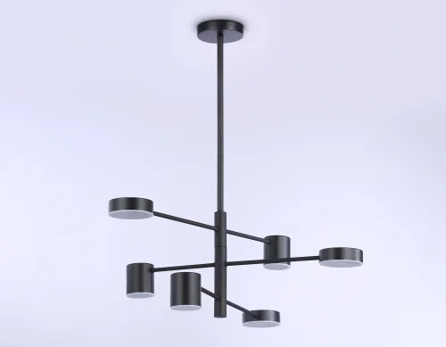 Светильник подвесной LED FL51686 Ambrella light чёрный 1 лампа, основание чёрное в стиле хай-тек современный  фото 5