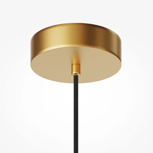 Светильник подвесной LED Selemo MOD328PL-L3BS3K Maytoni прозрачный на 1 лампу, основание латунь в стиле современный фото 3