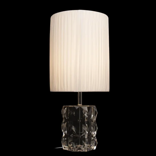Настольная лампа Сrystal 10282 LOFT IT белая 1 лампа, основание прозрачное хрусталь в стиле классический  фото 2