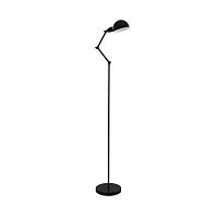 Торшер Exmoor 49042 Eglo  чёрный 1 лампа, основание чёрное в стиле современный
