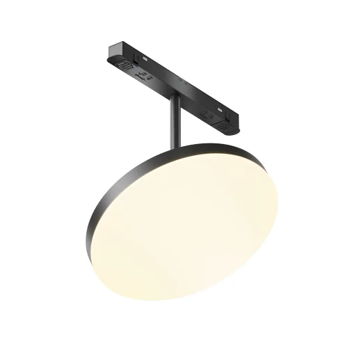 Трековый светильник LED Magnetic track system Exility TR131-2-15W3K-B Maytoni белый для шинопроводов серии Magnetic track system Exility чёрный