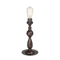 Настольная лампа V1793-8/1L Vitaluce без плафона 1 лампа, основание коричневое металл в стиле классический 