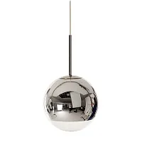 Светильник подвесной Mirror Ball D20 179991-22 ImperiumLoft прозрачный 1 лампа, основание серебряное в стиле минимализм хай-тек лофт 