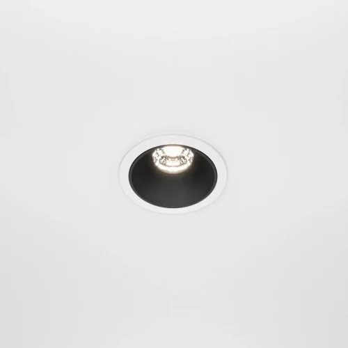 Светильник точечный Alfa LED DL043-01-10W4K-RD-WB Maytoni белый чёрный 1 лампа, основание чёрное белое в стиле современный  фото 5