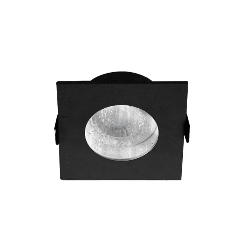 Светильник точечный CLT 046C1 BL IP44 Crystal Lux чёрный 1 лампа, основание чёрное в стиле современный  фото 2
