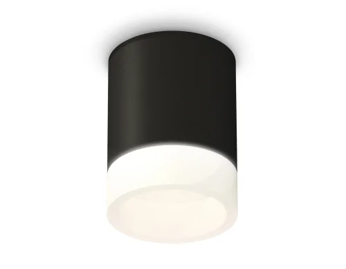 Светильник накладной Techno spot XS6302063 Ambrella light белый 1 лампа, основание чёрное в стиле современный круглый