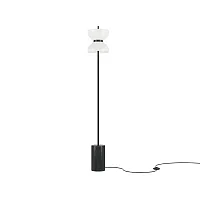 Торшер LED Kyoto MOD178FL-L11B3K Maytoni  белый 1 лампа, основание чёрное в стиле современный
