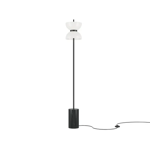 Торшер LED Kyoto MOD178FL-L11B3K Maytoni  белый 1 лампа, основание чёрное в стиле современный
