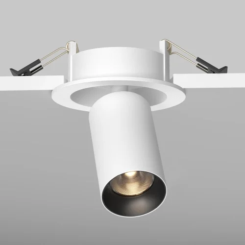 Светильник точечный LED Focus LED C071CL-7W3K-WB Maytoni белый на 1 лампу, основание белое в стиле современный хай-тек трубочки круглый фото 9