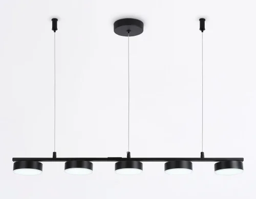 Светильник подвесной LED FL51734 Ambrella light чёрный 1 лампа, основание чёрное в стиле современный хай-тек  фото 3